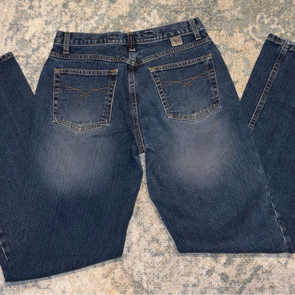 Cruel Girl Dark Blue Straight Leg Jeans